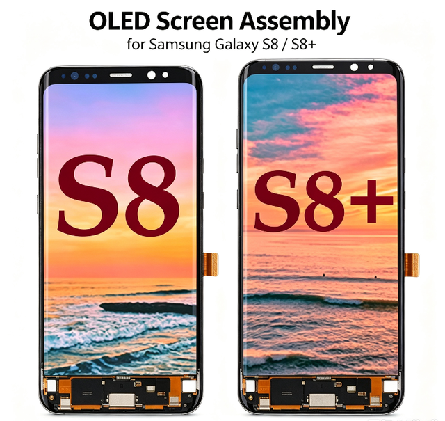 For samsung S8  S8 + S8  Plus  Lcd Factory Models for samsung S Series Screen Replacement Mobile Display