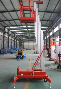 6 - 10 mètres, chargement 100Kg. Mini ascenseurs portables pour hommes. Ascenseur électrique en alliage d'aluminium. Ascenseur à mât unique - Product Image 3