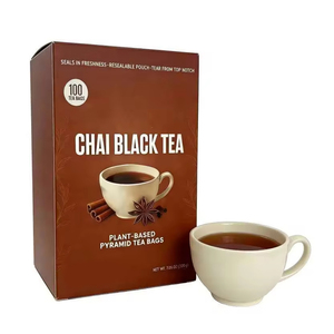 Thé noir indien premium en vrac OLLI, cardamome, gingembre, cannelle - Non destiné aux femmes enceintes, certifié HALAL KOSHER, saveur riche, énergétique - Product Image 2