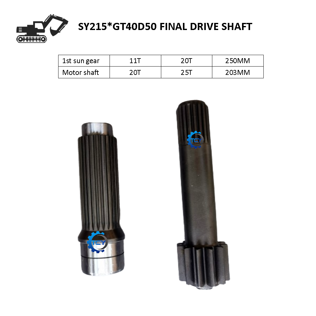 High Quality Drive Shafts for SY215C - Reliable Performance