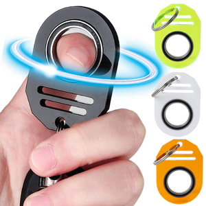 Creative Keychain <b>Fidget</b> <b>Spinner</b> Anxiety Stress Relief Toys Revolve Cool Keyring Relieving Boredom Gift for Adults Kids - Product Image 2