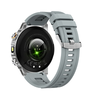 Montre connectée pour homme Direct Factory AK87 1,7 pouces, 128 Mo de mémoire, appels Bluetooth, IPX8, silicone, plus de 100 modes sportifs, moniteur de fréquence cardiaque, SpO2, interface utilisateur élégante