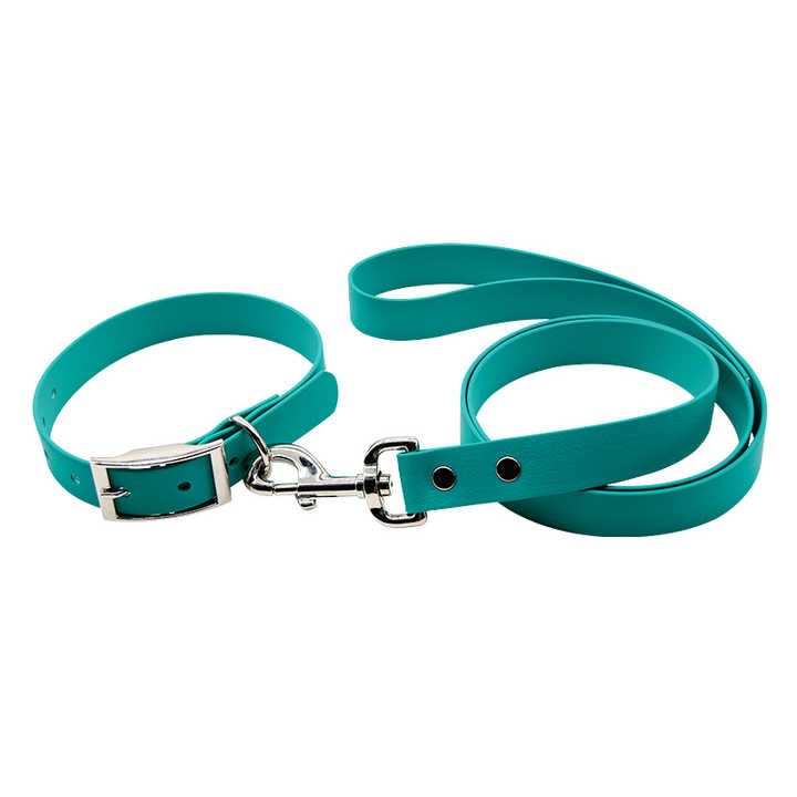 Wholesale Custom Fancy Dog Collar Waterproof PVC Leash Set Durable