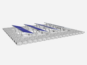 ระบบพลังงานแสงอาทิตย์ลอยน้ำได้โครงสร้างพลังงานแสงอาทิตย์ - Product Image 4