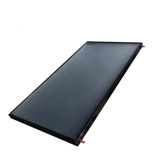 Système de capteur solaire à plaque plate en titane chromé noir UNIEPU avec panneaux solaires thermodynamiques en tuyau de cuivre et absorbeur solaire - Product Image 1