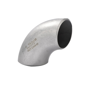 SUS304 316 thép không gỉ mông Hàn Phụ Kiện đường ống LR dài bán kính 90 khuỷu tay sch10 sch40 BW LR tuân thủ - Product Image 1