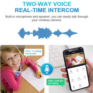 كاميرا مراقبة أمنية لاسلكية E27 أحدث إصدار بتقنية FTY 2.4G/5G واي فاي مع صوت ثنائي الاتجاه وتتبع الحركة البشرية - Product Image 6