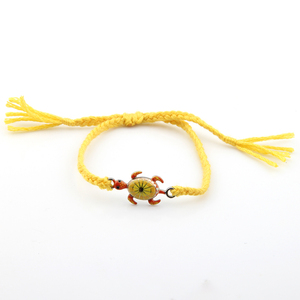 Produttori di Yiwu di Alta qualità Boho Regolabile Fascino Della Treccia della Corda Variopinta Della Lega <span class=keywords><strong>Tartaruga</strong></span> Cuckold Pendente Del Braccialetto - Product Image 4