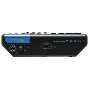 Carte son audio Yamaha MG10XU noire à 10 canaux avec effets sonores multiples, prise USB, sorties XLR 6,3 mm - Product Image 2