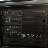 Amplificateur de puissance DSP de classe D 4 canaux 1000W/CH en métal pour système audio professionnel de sonorisation mobile, de scène, de bar lounge