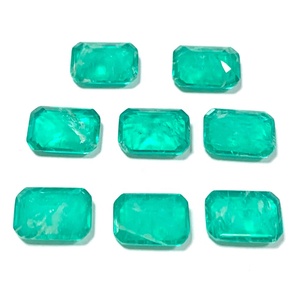 阿里巴巴准备运送碧玺长方形翡翠融合石珠宝制作 - Product Image 3