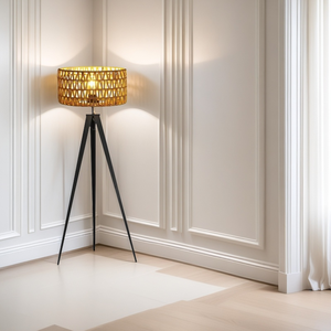 Lampadaire LED en fer moderne fait à la main avec tré<span class=keywords><strong>pied</strong></span> de base E26 pour salon chambre bureau décoration - Product Image 3