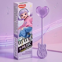 Knapperige Grapefruit Harde Snoepjes Beengeleiding Muziek Lollipop Suiker Vrij Aangepaste Verpakking Smaakliedje Novelty Kinder Verjaardag