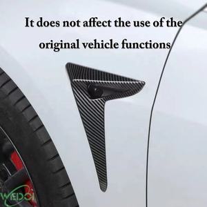 Araba için kamera kapak koruyucusu Tesla modeli 3 araba Styling Sticker vücut yan kamera kapak koruma amblem Logo çıkartmaları 2 adet/takı<span class=keywords><strong>m</strong></span> - Product Image 4