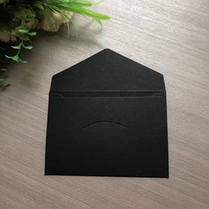 Tùy chỉnh màu đen lá dập nóng giấy kraft và tráng các tông phong bì cho thẻ đồ trang sức/quà tặng chứng từ túi - Product Image 3