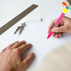 Stylo anti-stress rétractable 2026 avec spinner, idéal pour la relaxation, personnalisable avec logo, cadeau promotionnel – Vente Flash - Product Image 6
