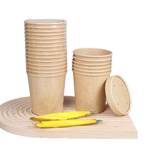 ชามซุปกระดาษแบบใช้แล้วทิ้งขนาด20ออนซ์ถ้วยกระดาษคราฟท์สำหรับเรือ - Product Image 6