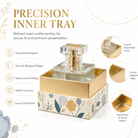Boîte d'emballage de parfum rigide noire personnalisée populaire, en carton, vide, pour cadeau, vente au détail, parfum, cadeau de vacances, livre, finition mate