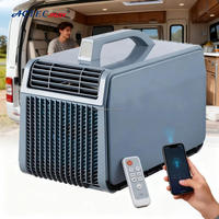 AC.699.017 12V 24V 48V 110V 220V 490W Climatiseur portable mini pour camping-car, puissant flux d'air, refroidissement et chauffage mobile