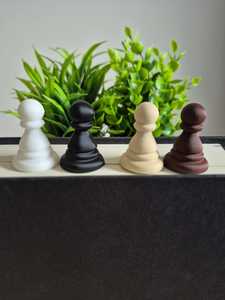 Peones de Madera Premium Sin Terminar, Piezas de Juego Listas para Manualidades, Juegos de Mesa, Proyectos de Bricolaje y Aprendizaje - Product Image 5