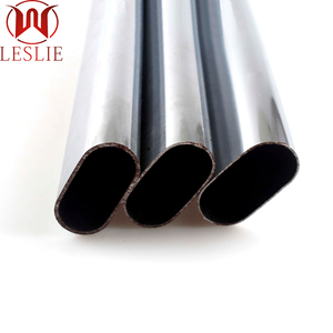 Barra de Armario de Hierro Cromado de 0.4/0.6/0.8/1.0mm de Grosor, Riel Ovalado para Armario, Soporte para <span class=keywords><strong>Ropa</strong></span> de 15x30mm de LESLIE - Product Image 5