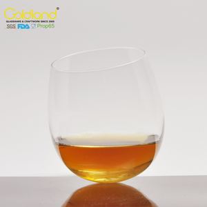 カスタムユニークなウイスキーグラス口吹きクリエイティブロッキングウイスキーグラスウォブリークリスタルウイスキータンブラー - Product Image 3