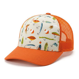 Two Tone Mesh <b>Kids</b> Trucker <b>Cap</b> Embroidered Youth Fishing Hat Breathable Outdoor Boys Mesh <b>Baseball</b> <b>Cap</b> - Product Image 2