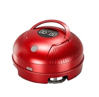 Robot de nettoyage de barbecue automatique, nettoyeur de barbecue en acier inoxydable 304, brosse à 4 têtes, minuterie numérique, 6 modes, rechargeable par type C, pour l'extérieur