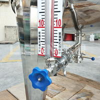 Réservoir de stockage de liquides en acier inoxydable LIENM pour parfums/lotions/éthanol avec agitateur et moteur de chauffage, capacité de 1000 L