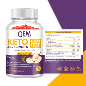Gomitas Keto ACV OEM, Suplemento Adelgazante, Super Slim Blast, Vinagre de Sidra de Manzana, Control de Grasa, Gomitas Adelgazantes - Product Image 4