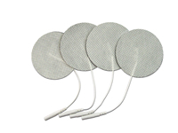 Électrodes TENS pour physiothérapie XFT - Non tissées, réutilisables, certifiées ISO, 50x50mm, garantie de 2 ans