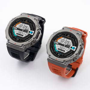 ساعة DM58 الذكية الرياضية الخارجية بنظام تحديد المواقع GPS وشاشة AMOLED، مكالمات بلوتوث، مقاومة للماء 50 متر، ومتعقب معدل ضربات القلب والبوصلة والحركة - ريلوج سمارت ووتش 2025 - Product Image 1