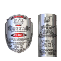 Autocollants adhésifs en métal aluminium imperméables de qualité supérieure personnalisés pour flacon de parfum, eau de parfum, parfum, soin de la peau, pot cosmétique, oud
