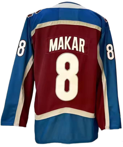 Camisetas de Hockey sobre Hielo de Colorado para Hombre 2026, Cosidas # 29 Nathan MacKinnon # Camiseta Deportiva de Poliéster Bordada con el Número 8 de Cale Makar, de Secado Rápido y Transpirable - Product Image 2