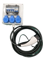 Nouvel Arrivage Adaptateur V2L 6kW Type 2 avec RCD et MCB 16A – Prise d'alimentation portable pour VE, idéale pour le camping et les situations d'urgence à domicile