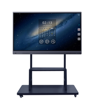 Tableau numérique portable intelligent de 65 à 75 pouces, écran tactile, support, tableau blanc interactif électronique, série pour salle de classe, conférence
