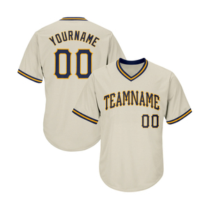 Maillot de baseball pour hommes en gros, fabriqué en Mexique, noir, personnalisé, vierge, uni - Product Image 1