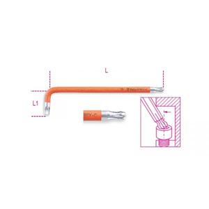 Llaves offset bruñidas de colores cabeza esférica BETA - 000971610 para Torx®Tornillos de cabeza (paquete múltiple) LLAVES ALLEN - Product Image 4