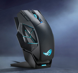 R-O-G Spatha X R-O-G Esports, finition noire mate avec le logo R-O-G iconique en forme d'œil - Product Image 2