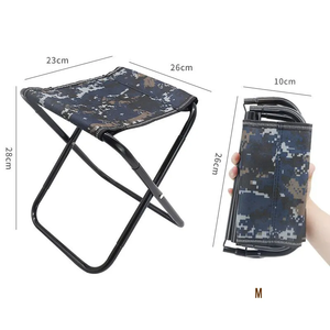 Convenient Outdoor Camping Chair Compact Foldable <strong>Stool</strong> Collapsible <strong>Stool</strong> Outdoor Portable <strong>Stool</strong> <strong>Folding</strong> - Product Image 1