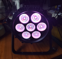 Lumière LED Par7 sans fil alimentée par batterie IP65 Small RGBW/White 4in1 5in1 6in1 Waterproof PAR Light hot sell to Germany Italy