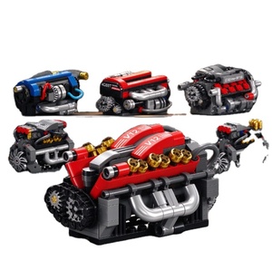 Kit di Costruzione Motore V12 V8 W16 all'Ingrosso, Modello Meccanico Fai-da-Te, Giocattolo STEM per Collezionisti - Product Image 1