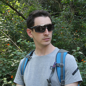 Lunettes de soleil de sport Punluxu, polarisées, à monture intégrale, pour les sports de plein air, unisexes, adultes, protection UV à 100% - Product Image 2