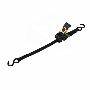2inch Ratchet <span class=keywords><strong>Tie</strong></span> xuống với cao su xử lý S Hooks Ratchet <span class=keywords><strong>Tie</strong></span> xuống dây đai thiết lập 2 gói - Product Image 2