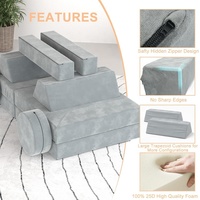 Colchón de espuma multifuncional para niños, niños y niñas, sofá cama plegable para jugar