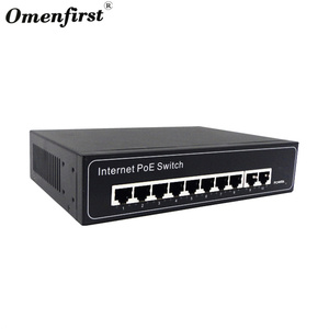 8 cổng 1000Mbps Gigabit sợi Internet PoE chuyển đổi với QoS & SNMP Tính năng 10/100 <span class=keywords><strong>Ethernet</strong></span> chuyển đổi - Product Image 2