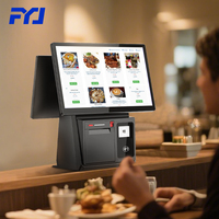 POS-терминал FYJ F2W Pro с 15,6-дюймовым сенсорным экраном, сканером штрих-кодов и Windows 11 Pro, кассовый аппарат