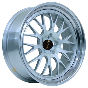 ล้อฟอร์จ 2 ชิ้น สีเงิน ขอบ 5x112 5x120 ขนาด 18-24 นิ้ว สำหรับรถยนต์นั่งส่วนบุคคล เหมาะสำหรับ BMW M3 M4 M5 G80 <span class=keywords><strong>G8</strong></span> - Product Image 2