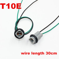 Conector de Bombilla LED FSYLX T10 W5W 168 194, Cable para Lámpara de Coche, Cable para Bombilla Automotriz, Adaptador de Enchufe para Bombillas LED T5 T10 T15