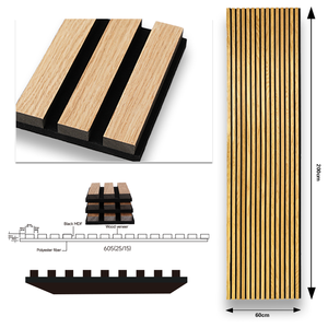 Panel de Pared de Fibra de Poliéster para Insonorización y Absorción Acústica <span class=keywords><strong>en</strong></span> Interiores, 0.9 NRC, para Salas de Estar, Dormitorios, Hoteles, Estudios y Salones - Product Image 5